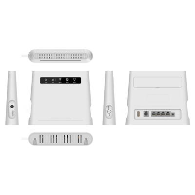 Agregação Wifi 6 do portador do router VOLTE TR069 11AC RJ11 da casa do chipset 4G do CPE ZTE de Cat6 LTE