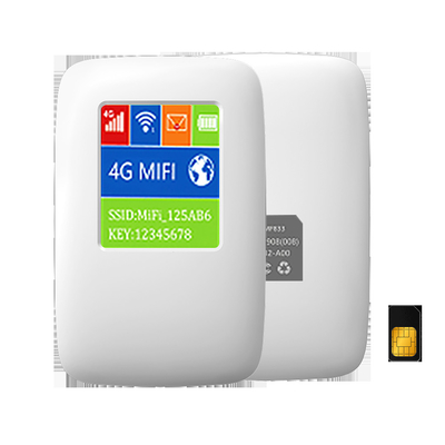 O router 4G USB móvel de Cat4 150Mbps MiFi conecta o carregamento de 3000 MAh Battery No Need Configuration