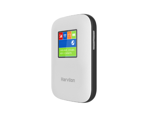o router 2700mAh-3000mAh 4G móvel com preto da tela destravou