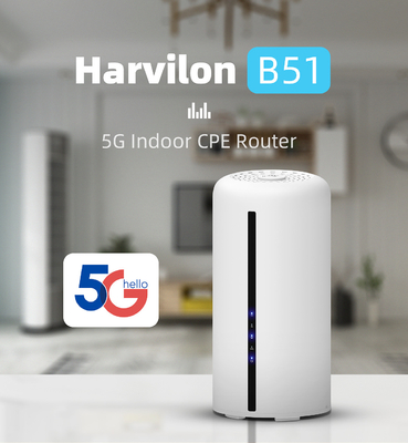 NSA duplo SA WiFi 6 do router do CPE da faixa 5G com Gbps Nano da rede 3,0 de SIM Card Slot For 5G 4G