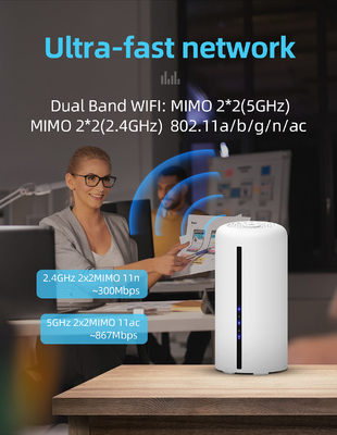 Router 5G exterior de WiFi 6 com 2 gigabits Lan Ports Hotel