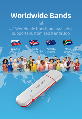 Dongle móvel sem fio Sim Card Portable Broadband Dongle de 150Mbps 4G USB