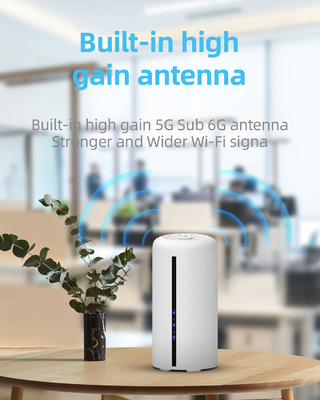 O router duplo móvel da faixa 5Ghz Wifi com SIM Card 1800Mbps destrava