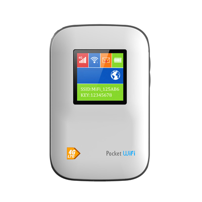 O router 4G móvel de MIFI com o modem de WiFi do bolso da tela 2700mAh-3000mAh destravou