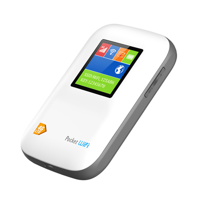 O router 4G móvel de MIFI com o modem de WiFi do bolso da tela 2700mAh-3000mAh destravou