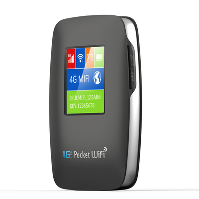 o router 4G móvel do ponto quente de WIFI do bolso 3000mAh com preto da tela destravou