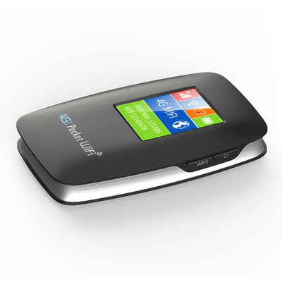 o router 4G móvel do ponto quente de WIFI do bolso 3000mAh com preto da tela destravou