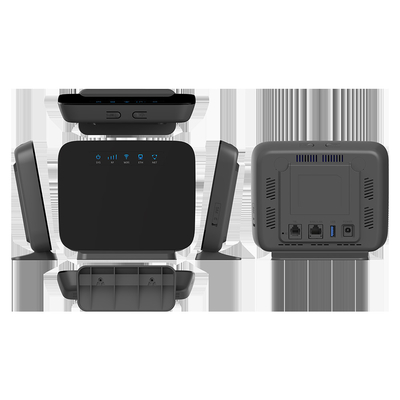 Router sem fio do CPE 4G do CAT 4 com as antenas externos duplas