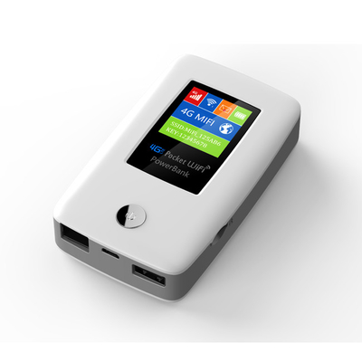 router portátil de 5000mAh 4G WIFI com RJ45 Wan Lan Port
