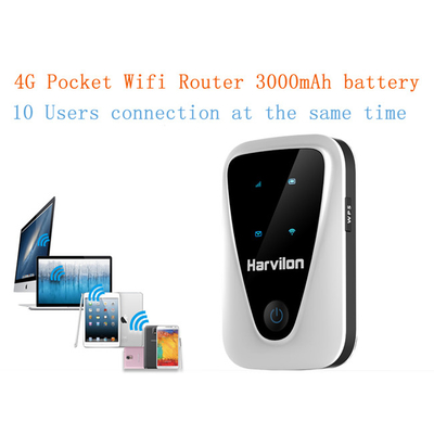 Carregamento móvel da relação de USB do apoio do router 4G de Harvilon Cat4 150Mbps