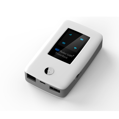 router sem fio do bolso de 5000mAh 4G com RJ45 Wan Lan Port