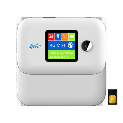Bolso portátil destravado MiFi sem fio do router de 4G WIFI com painel LCD de Sim Card Slot