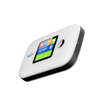 Bolso portátil destravado MiFi sem fio do router de 4G WIFI com painel LCD de Sim Card Slot
