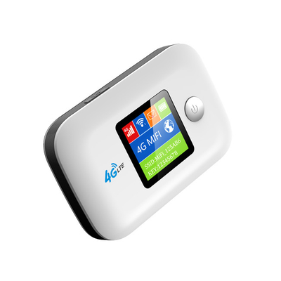 Bolso portátil destravado MiFi sem fio do router de 4G WIFI com painel LCD de Sim Card Slot