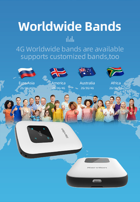 Router móvel global Sim Card 150Mbps Harvilon da rede 4G Lte Mifi