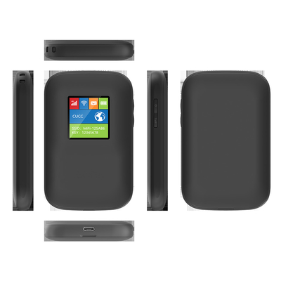 Apoio sem fio portátil B12/B17/B28 do painel LCD 1,44 do router 4G do CAT 4