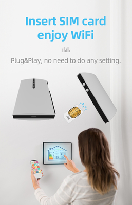 150Mbps router móvel de alta velocidade do ponto quente 4G Lte para a bateria do curso 2100mAh