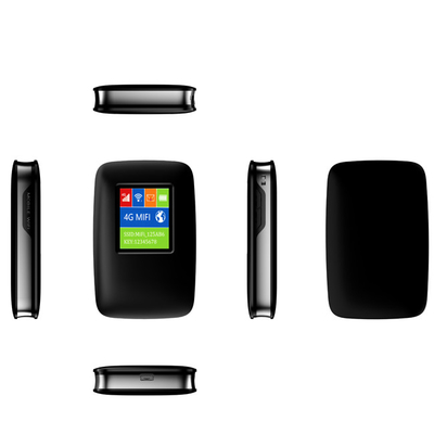 ponto quente móvel do router 150Mbps 4G WiFi de 2700mAh-3000mAh 4G Lte MiFi 15 dispositivos com painel LCD