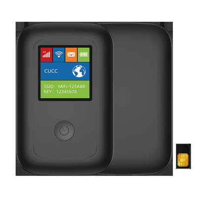 3000mAh router da casa 4G WIFI com CE do curso do painel LCD